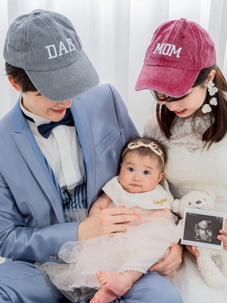 自然光の入るセルフ写真館で撮影した結婚記念日ウェディングフォト体験