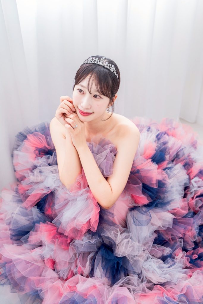 INAI WEDDING Ves 大阪で撮影されたカラードレスセルフウェディングフォト