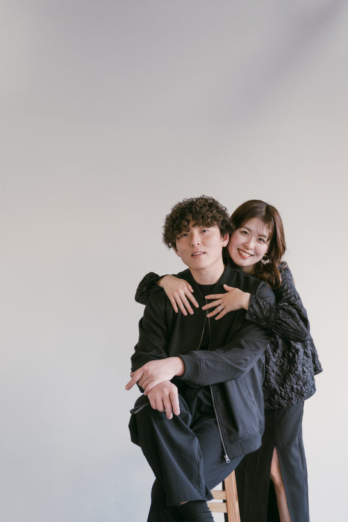 INAI WEDDING 名古屋スタジオで撮影されたスタジオ入籍フォト