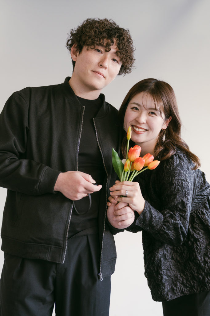 INAI WEDDING 名古屋スタジオで撮影されたスタジオ入籍フォト