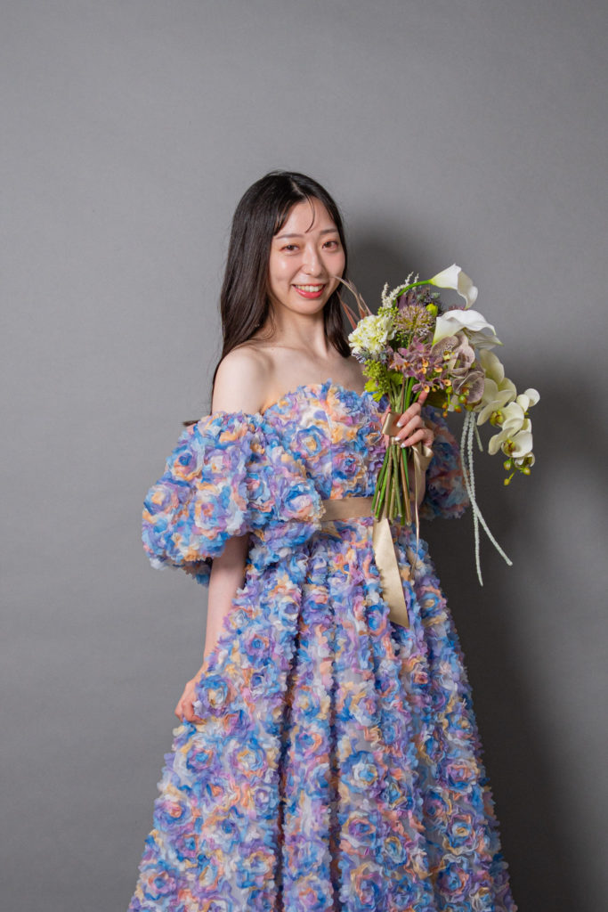 INAI WEDDING Ves 大阪で撮影されたカラードレスセルフウェディングフォト