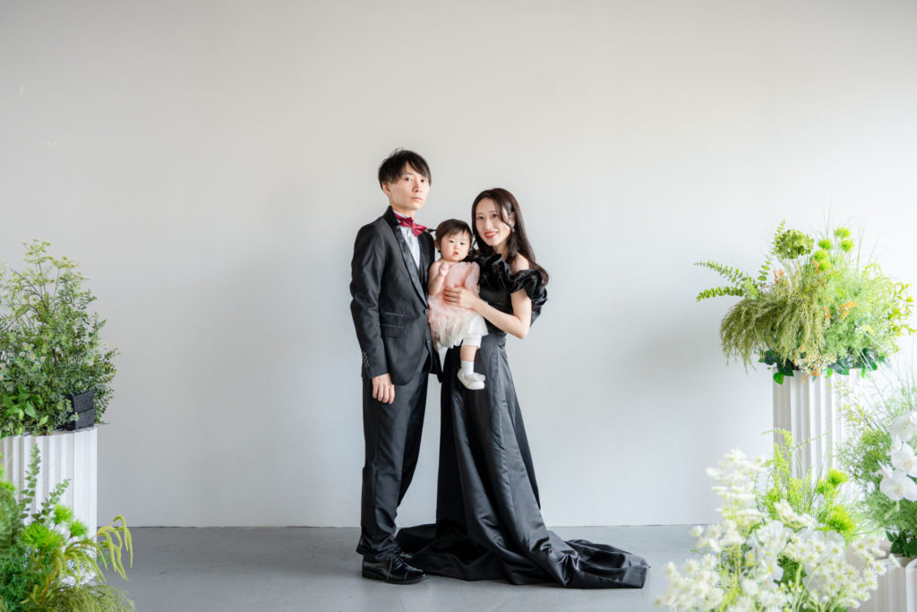 INAIWEDDING 名古屋で撮るセルフファミリーウェディングフォト(ドレス貸し出しプラン)