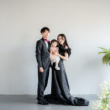 【名古屋店】人見知りな1歳のお子様も笑顔に！家族3人のセルフフォトウェディング撮影レポ