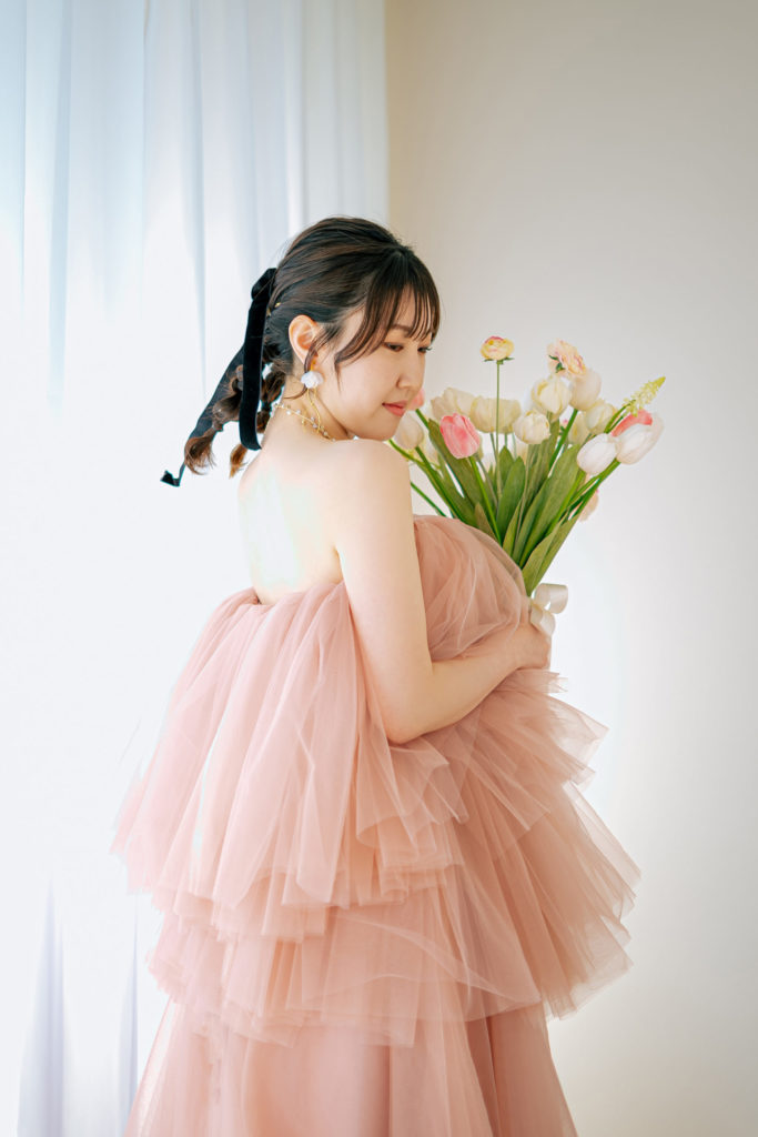 INAI WEDDING 鳥取店で撮影された花嫁ソロカット