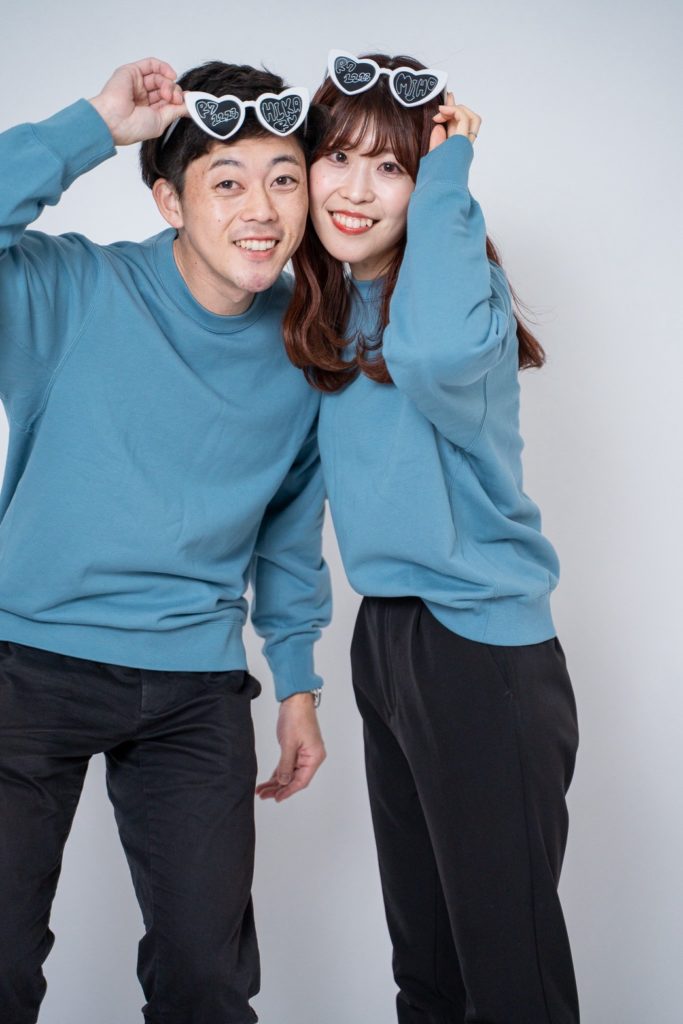 入籍フォトペアルックコーデ