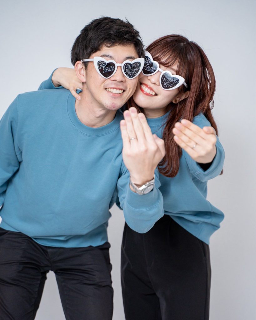 入籍当日限定ペアサングラスプレゼント中