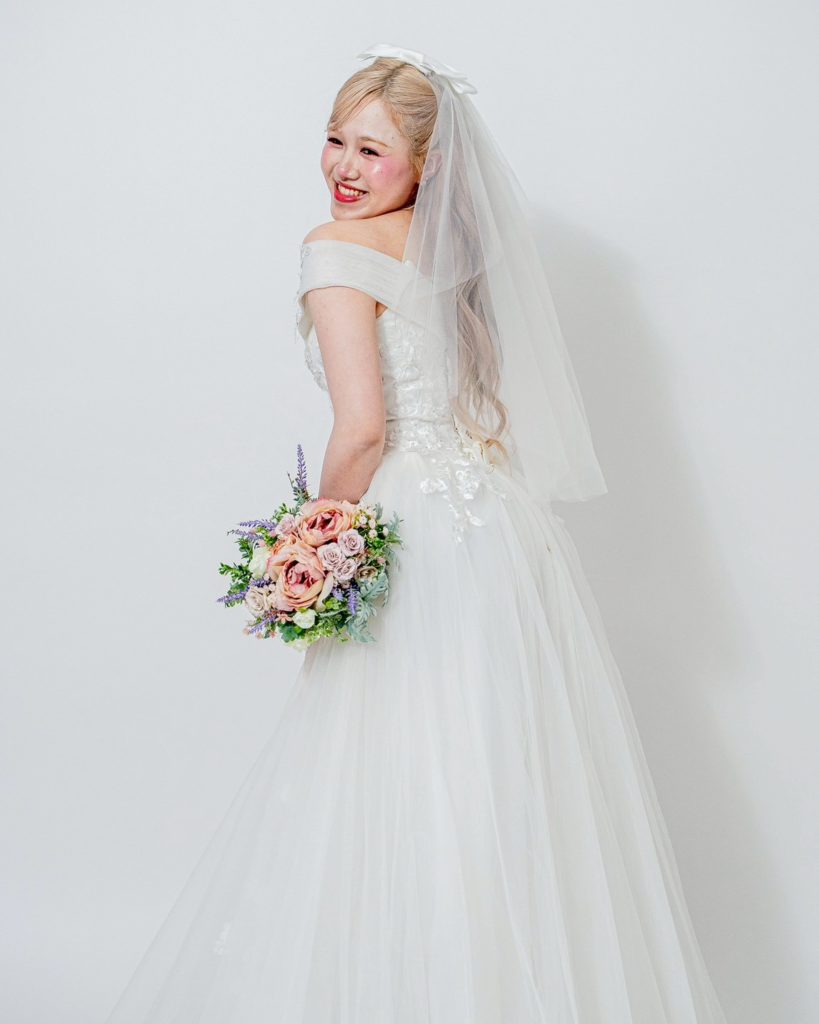 入籍フォト花嫁ソロショット