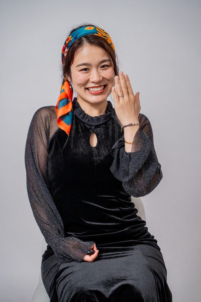 入籍フォト花嫁ソロショット