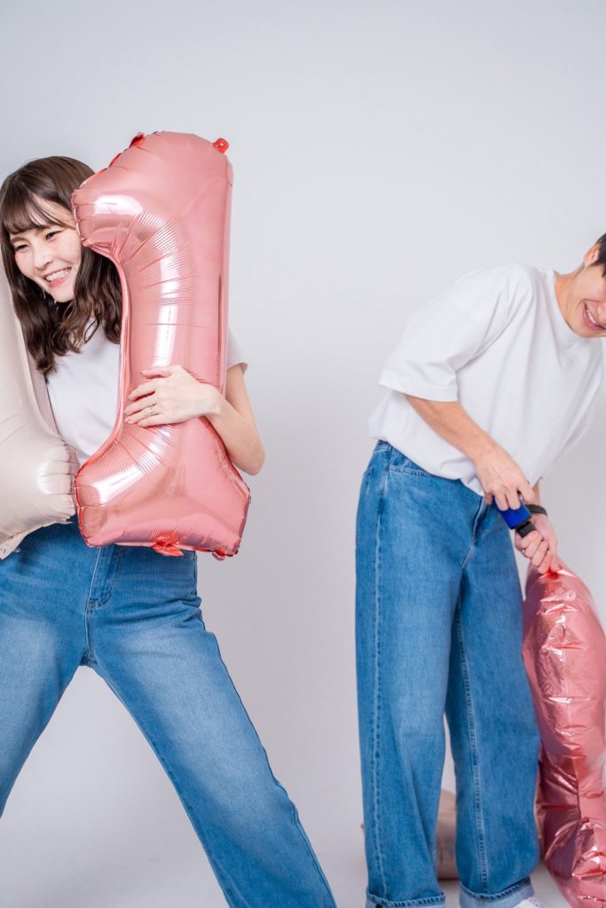 入籍フォト数字バルーン(特大)