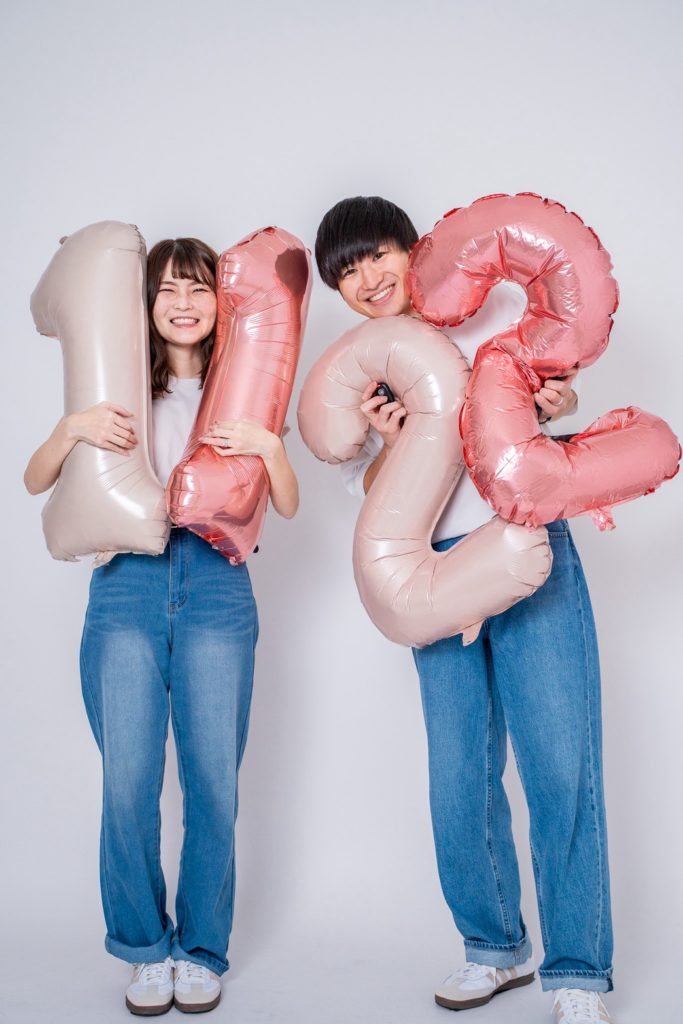 入籍フォト数字バルーン(特大)