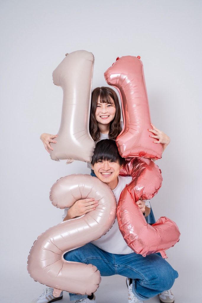 入籍フォト数字バルーン(特大)