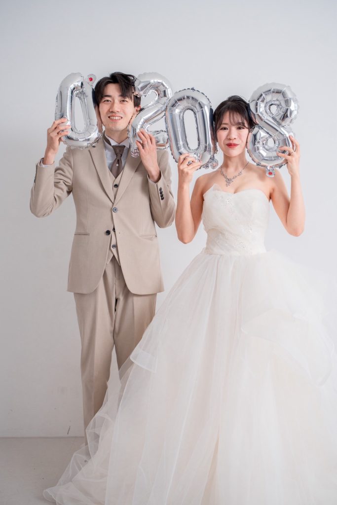 入籍フォトバルーンショット