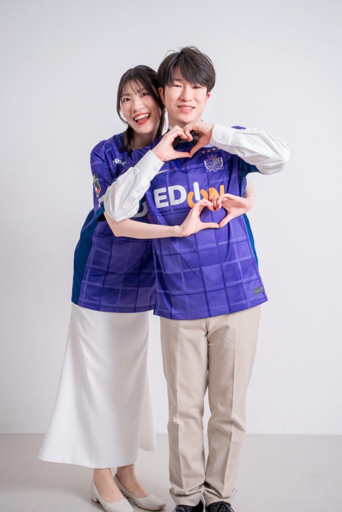 お揃いユニフォームショット