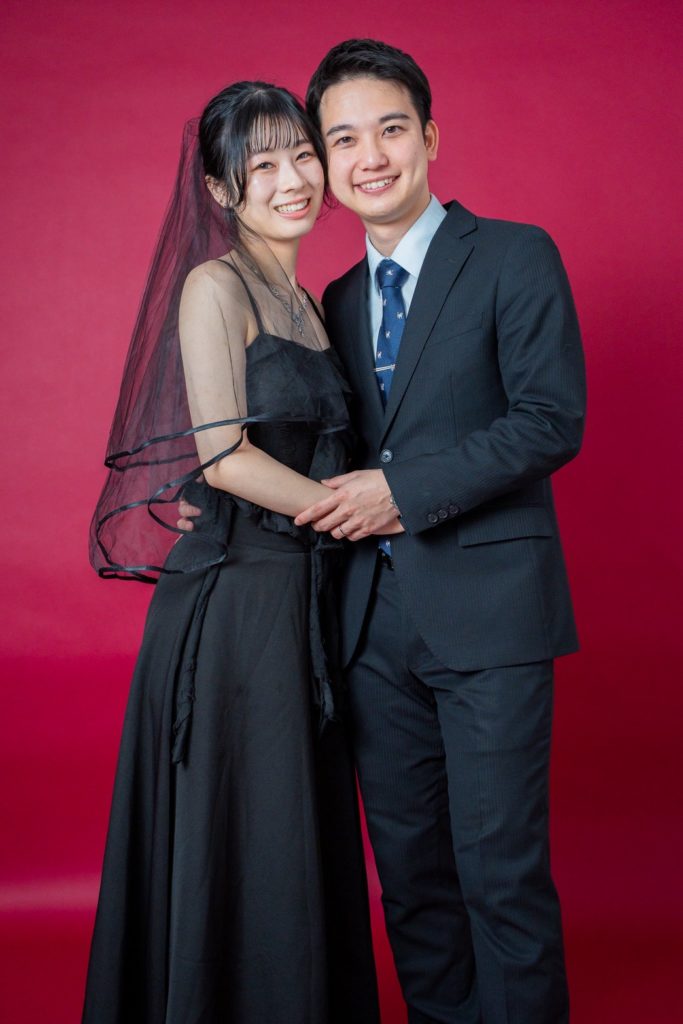 入籍フォト顔付けショット