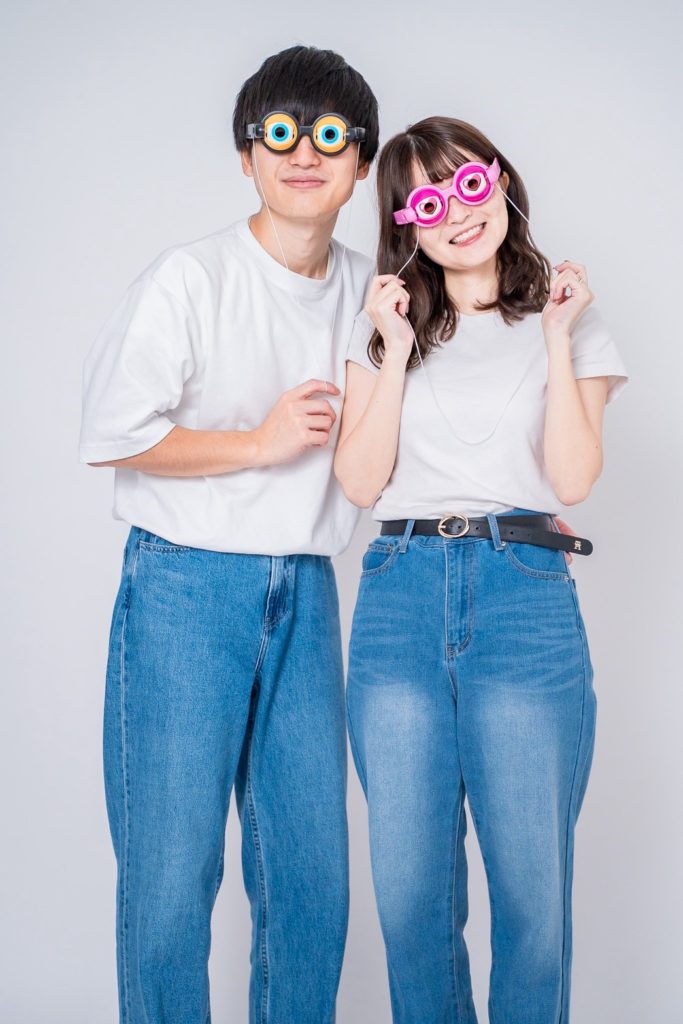 ペアルック おもしろサングラス