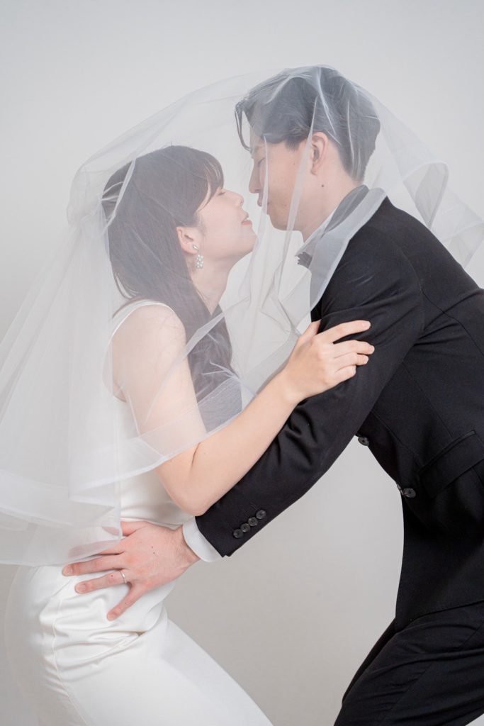 入籍フォトベールショット