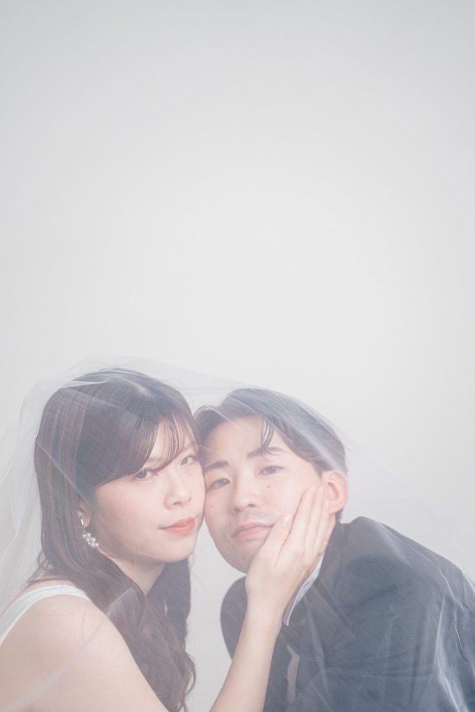 入籍フォトベールショット