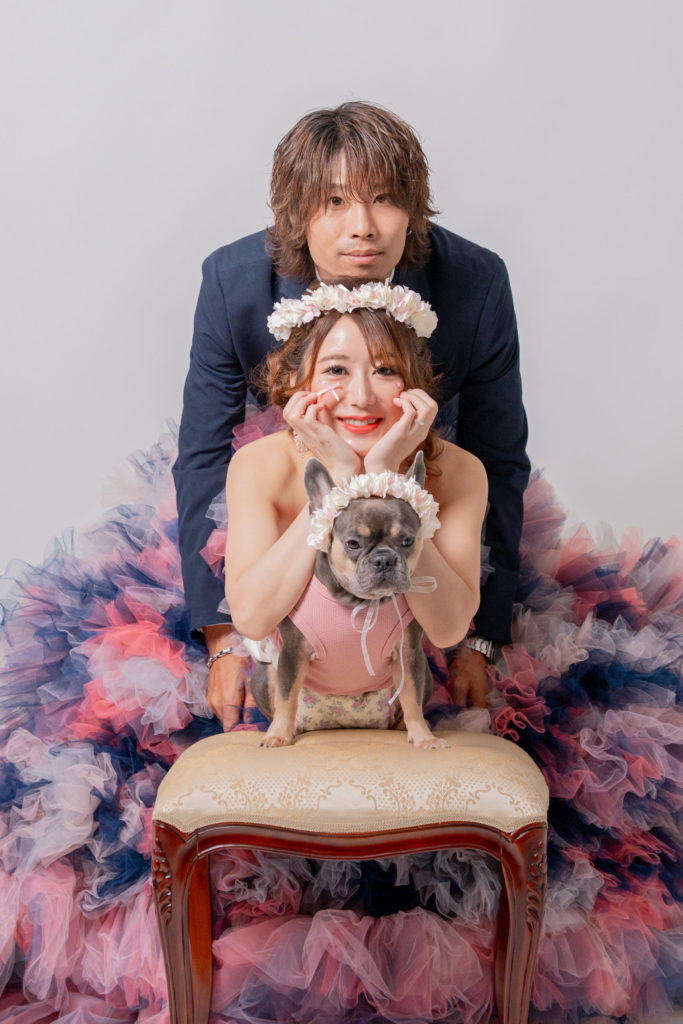 INAI WEDDING Ves 大阪で撮影された愛犬と一緒に撮影プラン